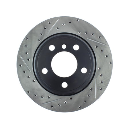 StopTech 127.34061R StopTech Sport Rotors; Drilled And Slotted; Rear Right; Fits select: 2004-2006 BMW X5 4.4I, 2002-2003 BMW X5 4.6IS