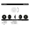 thumbnail image 1 of StopTech 127.42101L StopTech Sport Rotors; Drilled And Slotted; Rear Left; Fits select: 2010-2013 INFINITI G37, 2009-2019 NISSAN 370Z, 1 of 5