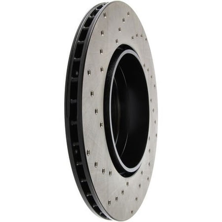 StopTech 128.34133L Rear Left Drilled Sport Brake Rotor for 2011-2013 BMW 550i