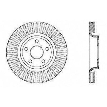 StopTech 128.58008CL StopTech Sport Rotor Fits Durango Grand Cherokee (WK2) Fits select: 2016-2017 JEEP GRAND CHEROKEE, 2014-2015 JEEP GRAND CHEROKEE LIMITED