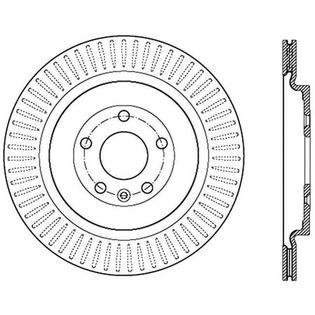 StopTech 128.65137L StopTech Sport Rotor Fits select: 2013-2019 FORD EXPLORER, 2013-2019 FORD FLEX