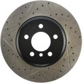 thumbnail image 1 of StopTech 2011-2013 BMW 535i / 2012-2016 BMW 640i Slotted & Drilled Front Right Brake Rotor, 1 of 5