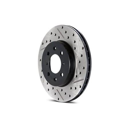 StopTech 2012+ Chevrolet Camaro SS Brembo 4 Piston J6G Sport Slotted & Drilled Right Rotor