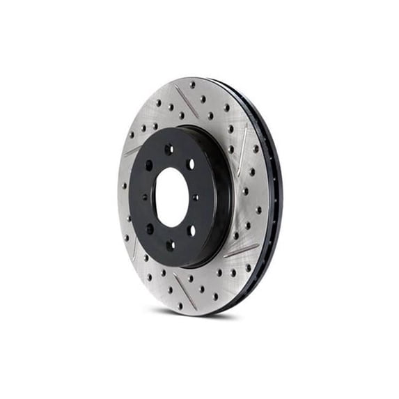 StopTech 2012+ Chevrolet Camaro SS Brembo 4 Piston J6G Sport Slotted & Drilled Right Rotor