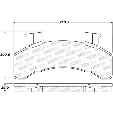 StopTech 308.02240 StopTech Street Brake Pads