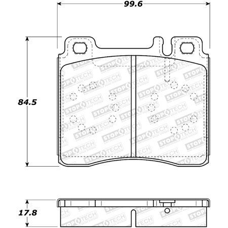 StopTech 308.05770 StopTech Street Brake Pads