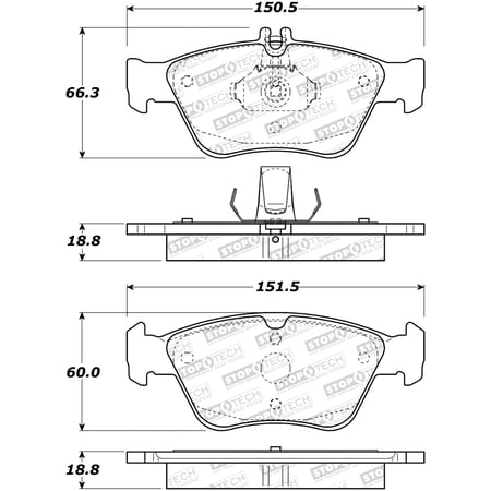 StopTech Street Brake Pads