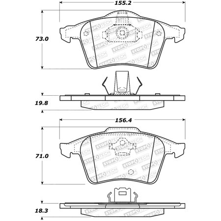 StopTech Street Brake Pads