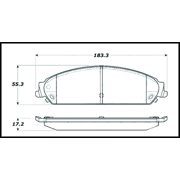 StopTech 308.10580 StopTech Street Brake Pads