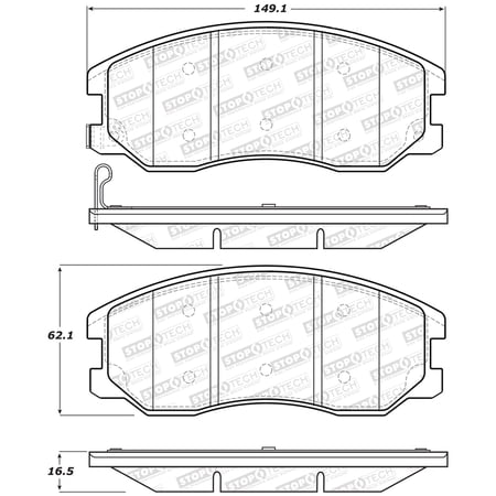StopTech Street Brake Pads