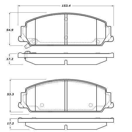 StopTech Street Touring Brake Pads