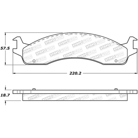 StopTech 309.06550 StopTech Sport Brake Pads