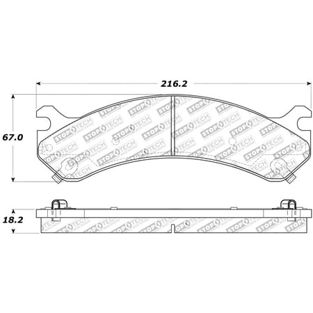 StopTech 309.07840 StopTech Sport Brake Pads