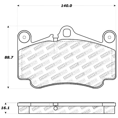 StopTech 309.07850 StopTech Sport Brake Pads