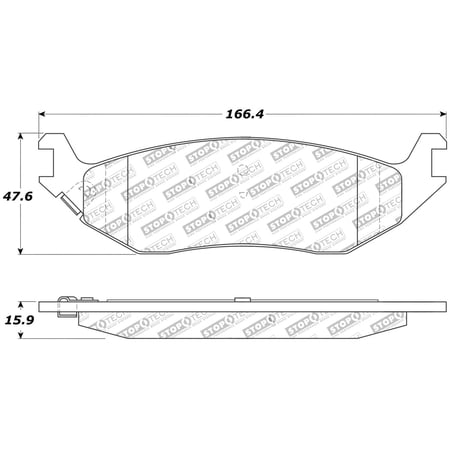 StopTech 309.08980 StopTech Sport Brake Pads