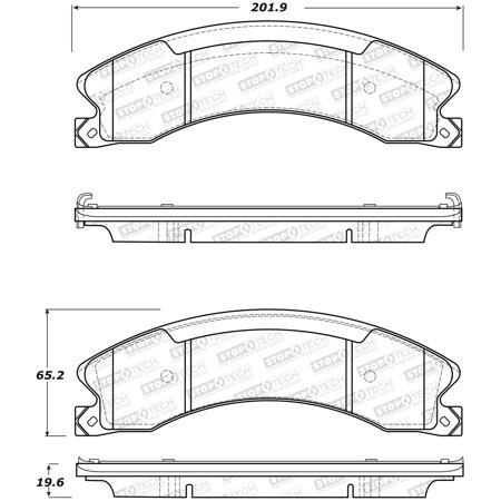 StopTech 309.15650 StopTech Sport Brake Pads