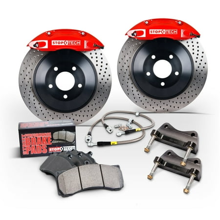StopTech 82.345.6100.21 StopTech Big Brake Kit Fits 15-18 Mustang Fits select: 2015-2018 FORD MUSTANG