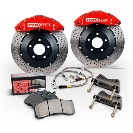StopTech 83.896.6800.51 StopTech Big Brake Kit Fits 15-16 Golf R S3 Fits select: 2015-2019 VOLKSWAGEN GOLF R, 2015-2020 AUDI S3