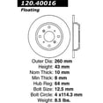 thumbnail image 1 of StopTech 92-96 Honda Prelude S/SE/Si/V-Tec / 86-88 Acura Legend Slotted  Drilled Left Rear Rotor - 127.40016L, 1 of 2