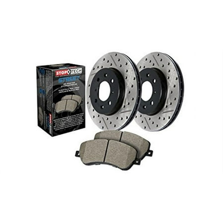 StopTech 938.51511 Street Pack Rear Brake Kit (SLT/DRL) Fits select: 2010-2016 HYUNDAI GENESIS COUPE