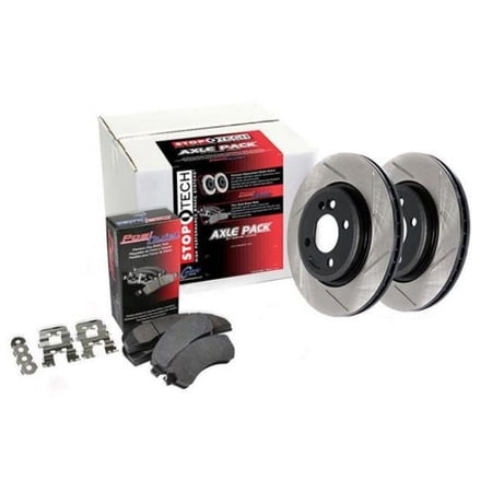 StopTech 938.62524 Rear Drilled & Slotted Street Axle Pack Fits select: 1997-2013 CHEVROLET CORVETTE, 2004-2006 CADILLAC XLR