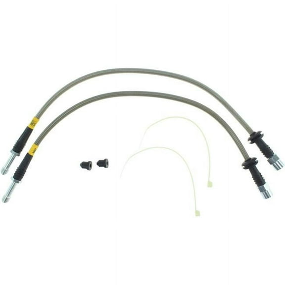 StopTech 950.33011 Stainless Steel Braided Brake Hose Kit Fits select: 2006-2007 BMW 530, 1995-2002 VOLKSWAGEN CABRIO