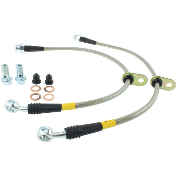 StopTech 950.40507 Stainless Steel Braided Brake Hose Kit Fits 97-01 Prelude Fits select: 1997-2001 HONDA PRELUDE