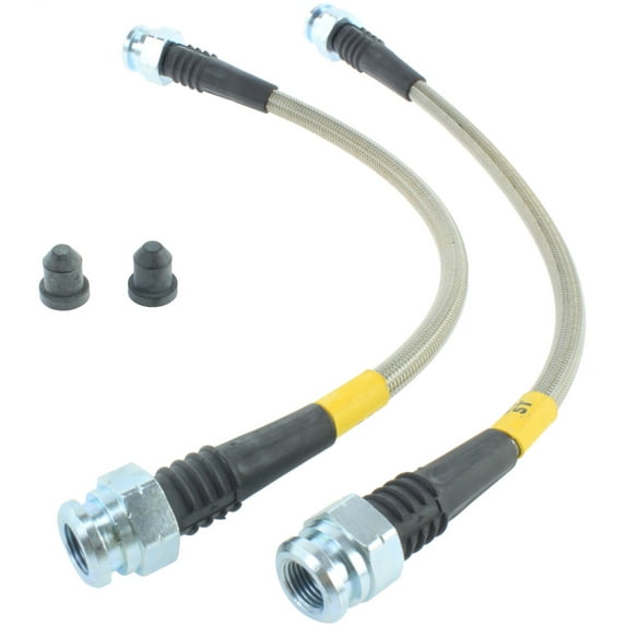 StopTech 950.45506 Stainless Steel Braided Brake Hose Kit Fits 11-13 2 Fits select: 2011-2013 MAZDA MAZDA2