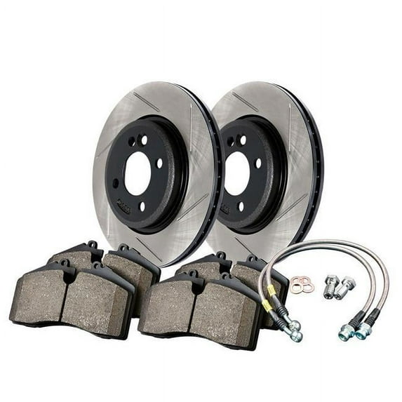 StopTech 977.58003F Front Slotted Sport Axle Pack