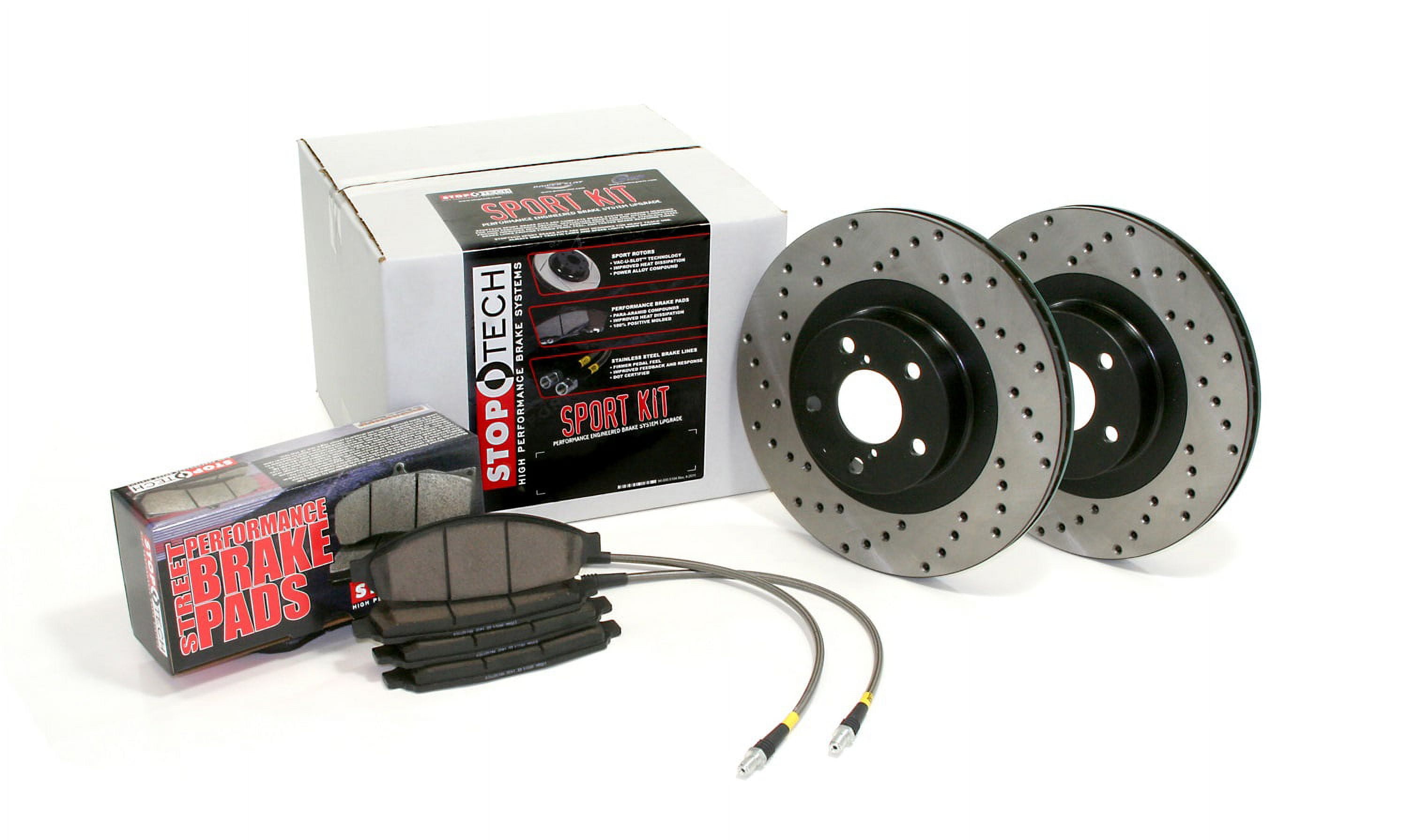 StopTech 979.44016R StopTech Sport Brake Kit Fits 13-16 BRZ FR-S