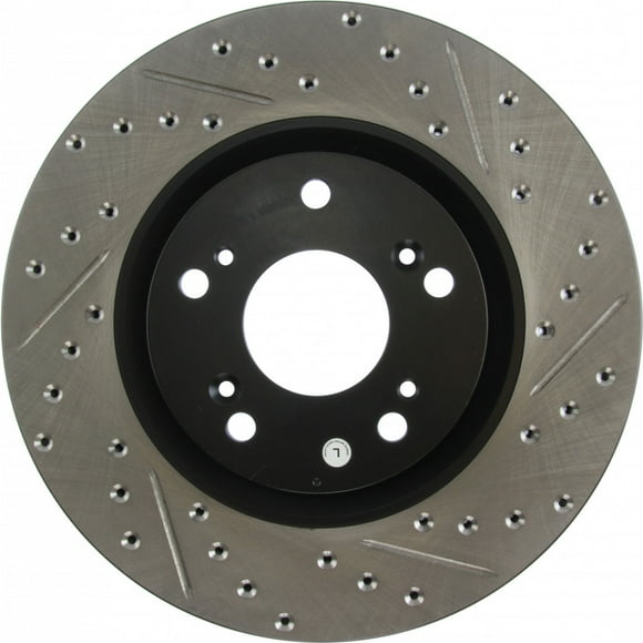 StopTech For Acura RSX Type S 02-06 Brake Rotor Slotted & Drilled Front Driver Side | 127.40057L