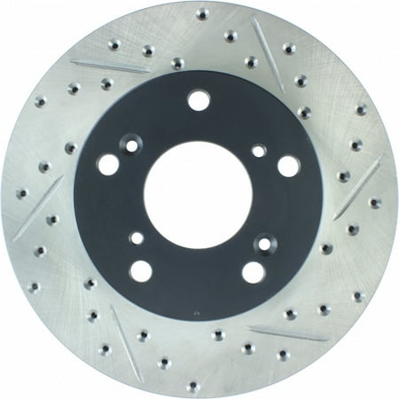 StopTech For Honda CR-Z 2011-2015 Brake Rotor Slotted & Drilled Front Left | 127.40056L