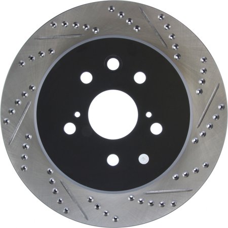 StopTech For Lexus IS/RC/GS 200t 16 17 Sport Brake Rotor Slotted & Drilled Rear | 127.44189L