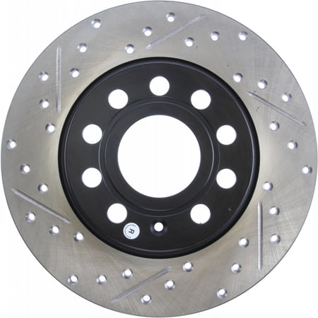 StopTech For Volkswagen Eos 2009 10 2016 Sport Brake Rotor Slotted & Drilled | 127.33131R