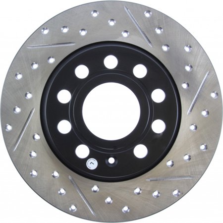 StopTech For Volkswagen Golf Alltrack 17-19 Sport Brake Rotor Slotted & Drilled | 127.33131L
