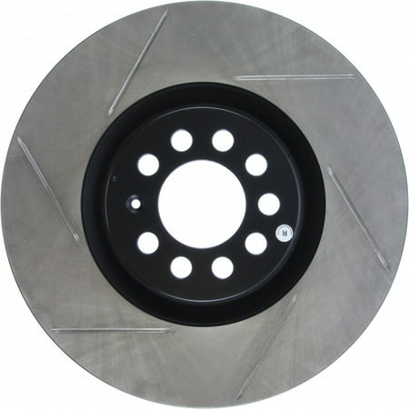 StopTech For Volkswagen TT Quattro 2000-2006 Brake Rotor Slotted Front Left | 126.33062SL