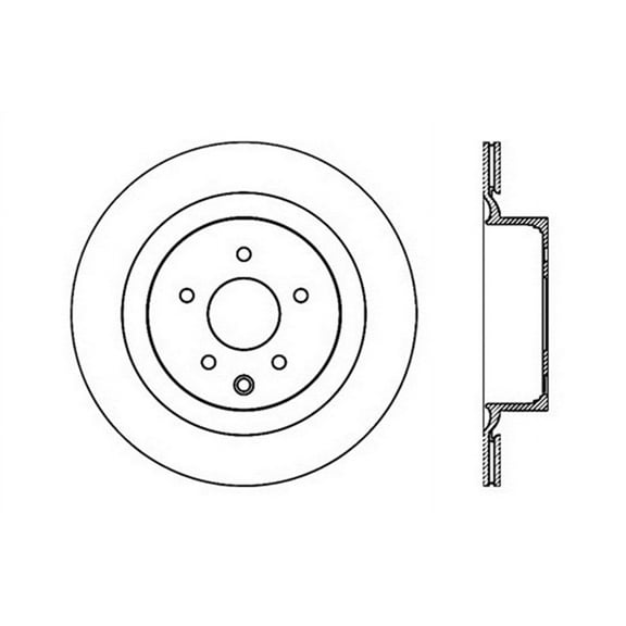 StopTech Nissan 370z / Infiniti G37 SportStop Drilled Rear Right Rotor Fits select: 2014-2015 INFINITI Q60, 2008-2009 INFINITI G37 BASE/JOURNEY/SPORT