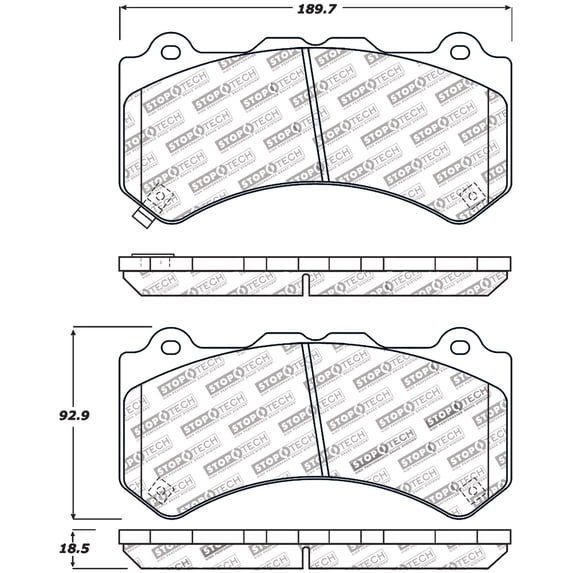 StopTech Performance Brake Pads