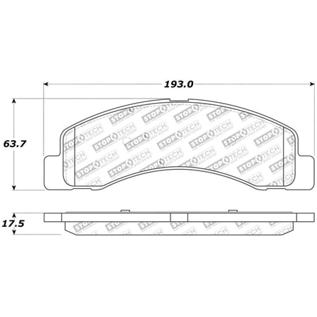 Stoptech 309.07560 ST Sport Brake Pads