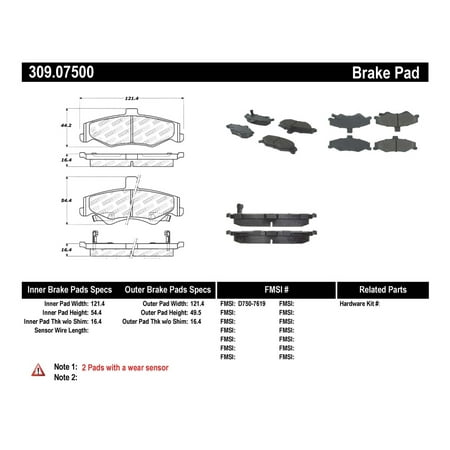 StopTech Performance Brake Pads