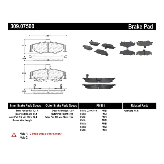 StopTech Performance Brake Pads
