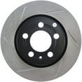 thumbnail image 1 of StopTech Power Slot 04-06 Audi TT Quattro / 04 VW Golf R32 Left Rear Slotted Rotor Fits select: 2002-2006 VOLKSWAGEN GOLF, 2004-2005 VOLKSWAGEN JETTA, 1 of 5
