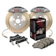 thumbnail image 1 of StopTech STP83.160.0047.R4 Trophy Sport Silver Caliper Drilled Rear Big Brake Kit - 2-Piece Fits select: 2008-2013 BMW M3, 2011 BMW 1M, 1 of 2