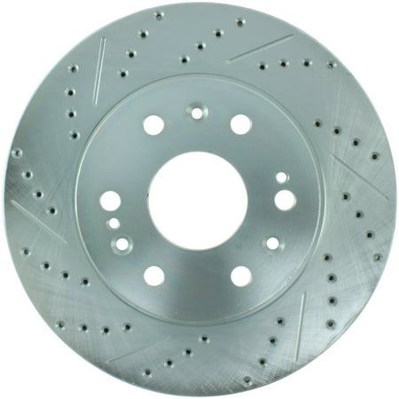StopTech Select Sport 07-11 GM Silverado 1500 Slotted and Drilled Right Front Rotor Fits select: 2005-2019 CHEVROLET SILVERADO, 2007-2018 CHEVROLET TAHOE