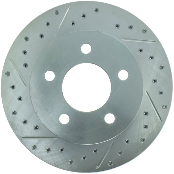 StopTech Select Sport 90-98 Jeep Cherokee 4WD/93-98 Grand Cherokee Slotted/Drilled Right Front Rotor Fits select: 1997-1999 JEEP WRANGLER / TJ, 1990-1995 JEEP WRANGLER / YJ