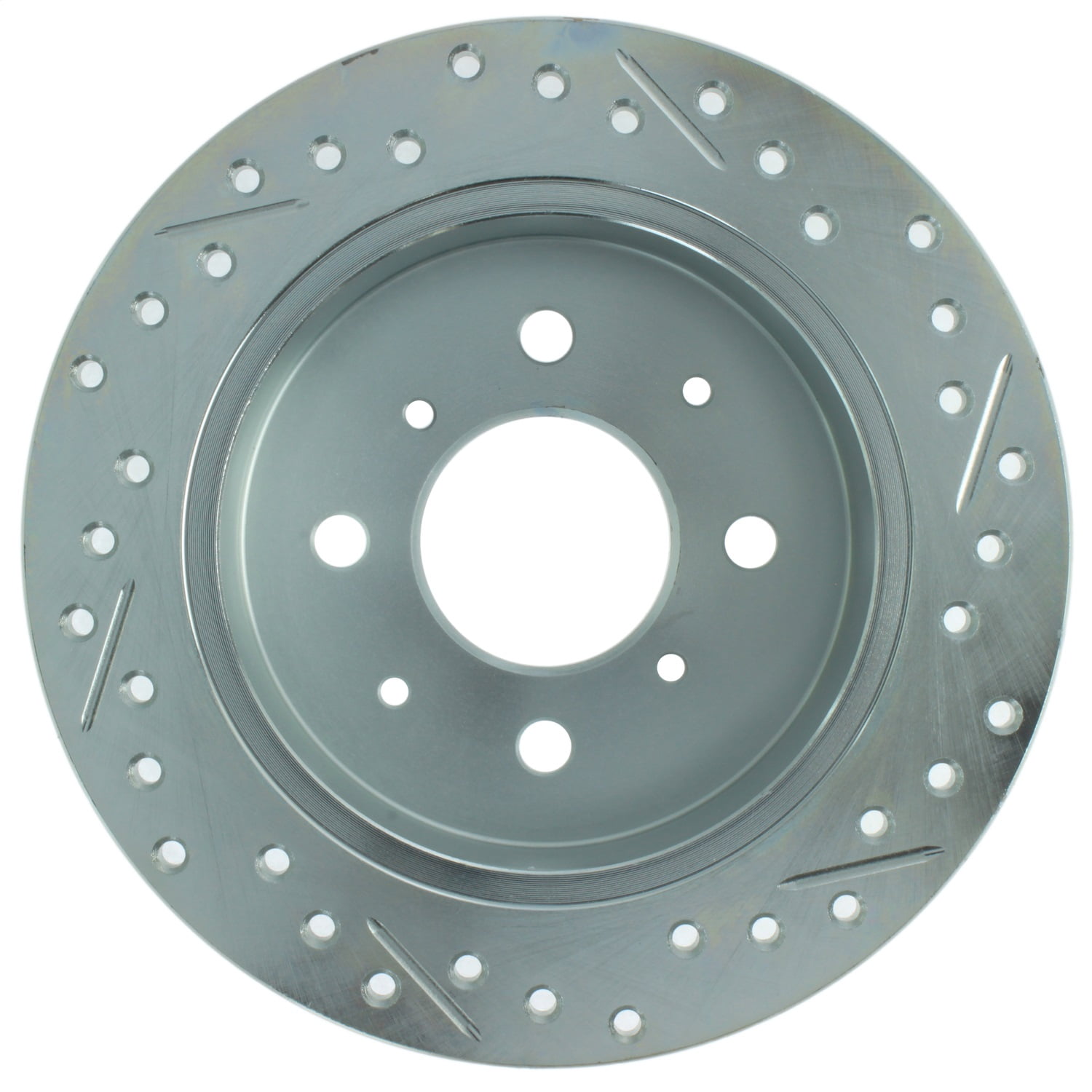 StopTech Select Sport 92-00 Honda Civic Drilled and Slotted 1-Piece Rear Passenger Side Brake Rotor Fits select: 1994-1995 HONDA CIVIC EX, 1990-1996 ACURA INTEGRA