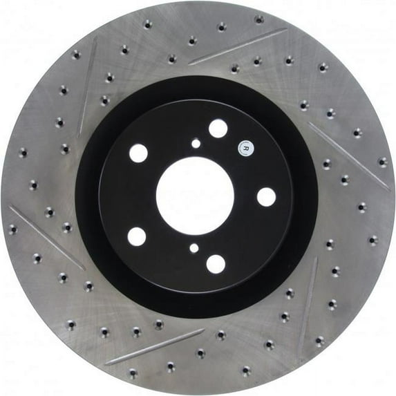 StopTech Select Sport Drilled Slotted Rotor - Front Left