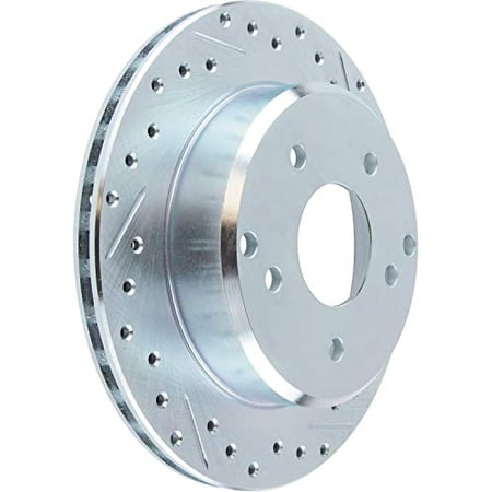 StopTech Select Sport Drilled and Slotted Brake Rotor; Front Right Fits select: 2015-2016 SUBARU IMPREZA, 2006-2010 SUBARU IMPREZA 2.5I