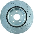 thumbnail image 1 of StopTech Select Sport Nissan Slotted and Drilled Right Front Rotor Fits select: 2003-2004 INFINITI G35, 2003-2008 NISSAN 350Z, 1 of 5