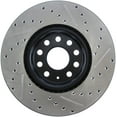 thumbnail image 1 of StopTech Slotted & Drilled Sport Brake Rotor Fits select: 2009-2014 VOLKSWAGEN JETTA, 2012-2022 VOLKSWAGEN PASSAT, 1 of 10